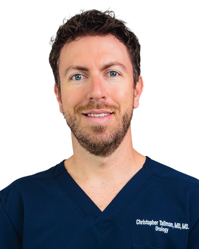 Dr. Christopher Tallman, MD, MS, board-certified urologist performing Aquablation therapy in South Florida